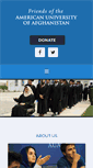 Mobile Screenshot of friendsofauaf.org